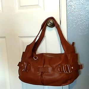 NWT Via Spiga Beautiful Brown Leather Handbag